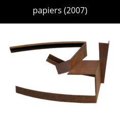 papers fran Sculpture